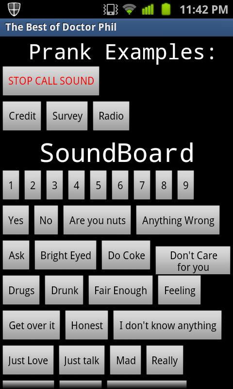 THE BEST OF DR PHIL SOUNDBOARD Screen 3