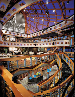 Plan a romantic meal at Nick and Nora's Steakhouse, on board Carnival Miracle.