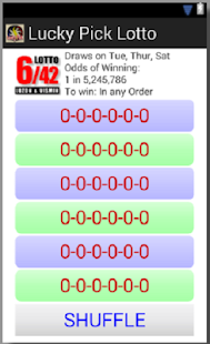 Free Download Lotto Lucky Pick APK