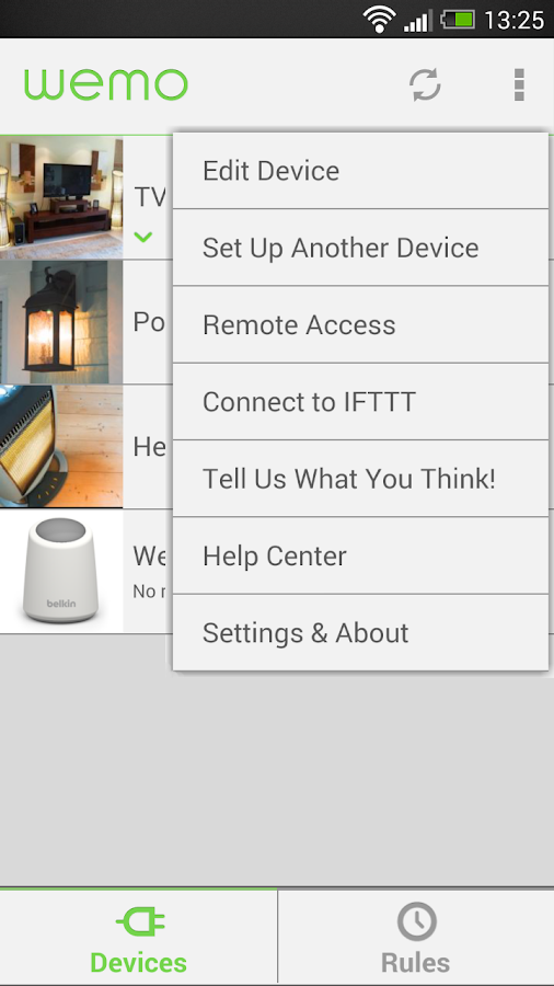 WeMo AndroidApps auf Google Play