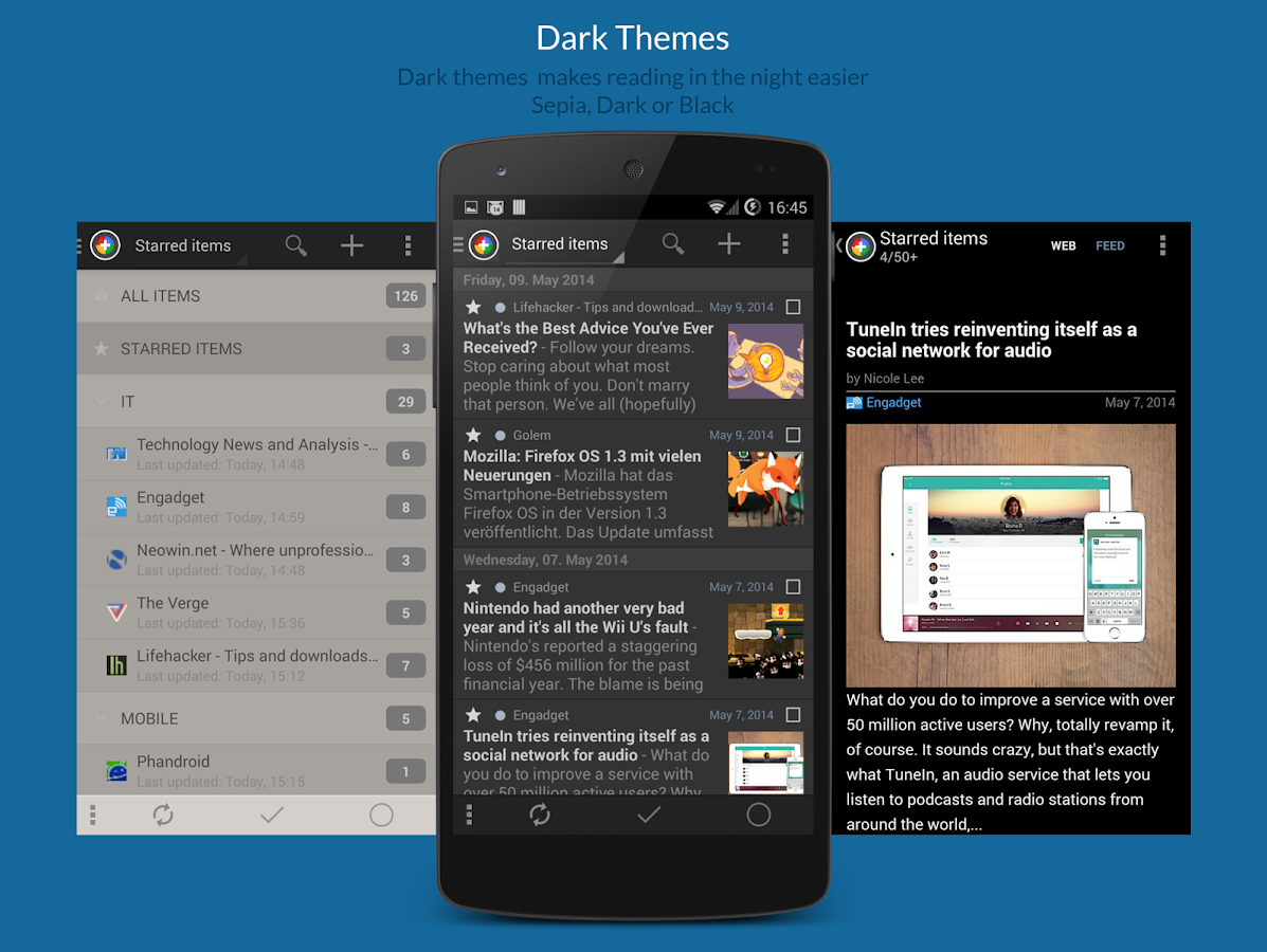 RSS News Widget for Android 1