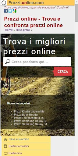 Trova migliori prezzi online