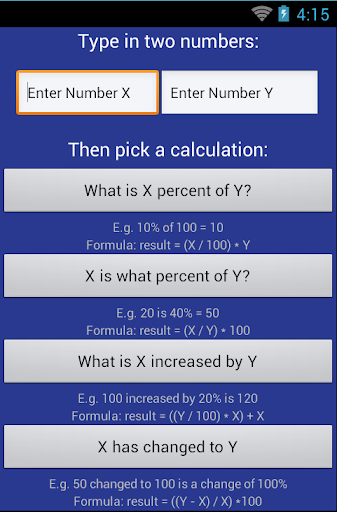 Percentage Calculator