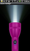 Secure Flashlight Pink APK تصویر نماگرفت #3