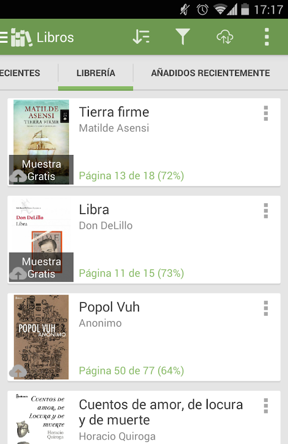   Aldiko Book Reader: captura de pantalla 
