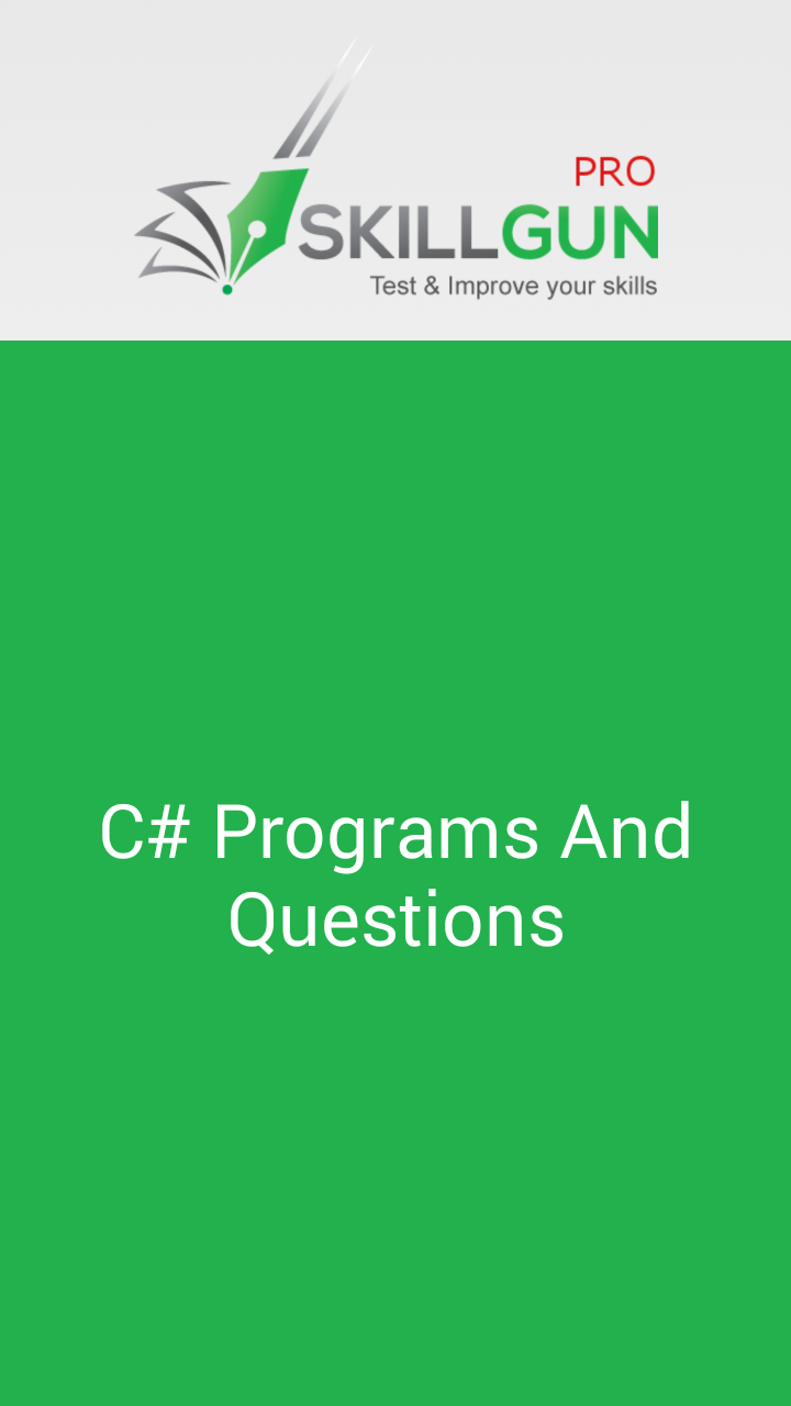 C# Interview Questions Screen 1