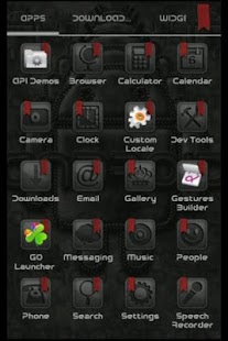 How to get Black Android Apex/Go Theme 2.0 apk for bluestacks