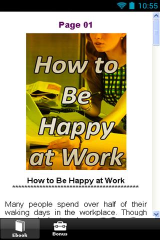 【免費生活App】How to Be Happy at Work-APP點子