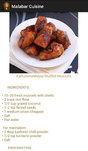 Malabar Cuisine Recipe Book Screenshots 2