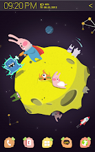 Super Bunny Atom theme APK Download for Android