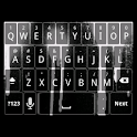 White Spray Keyboard Skin logo