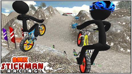 BMX Stickman Racing poster 6