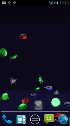 Gems 3d Live Wallpaper