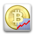 Exchange rate of Bitcoin logo