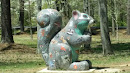 Bowie Park - Squirrel Folk Art