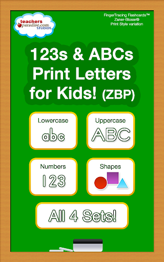 123s ABCs Kids Handwriting ZBP