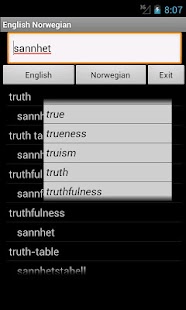 English Norwegian Dictionary Screenshots 3