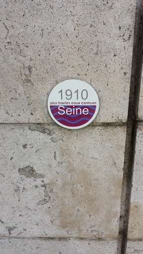 Plaque Cru De La Seine En 1910