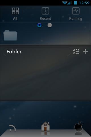 Go Launcher EX Mac OS X Screen 3