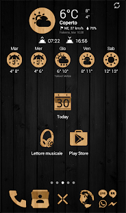 How to download Chronus - Circle Wood Icon Set lastet apk for bluestacks