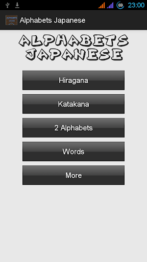 Alphabets Japanese