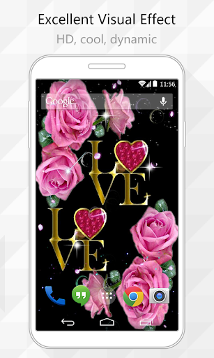 Love Flower Live Wallpaper