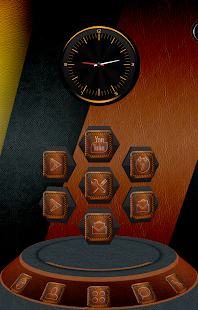 Leather Next Launcher 3D Theme