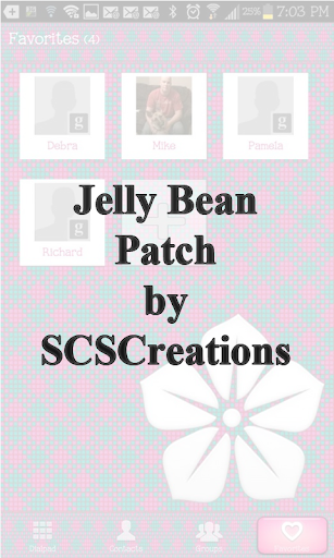 JB PATCH TealPinkFlower