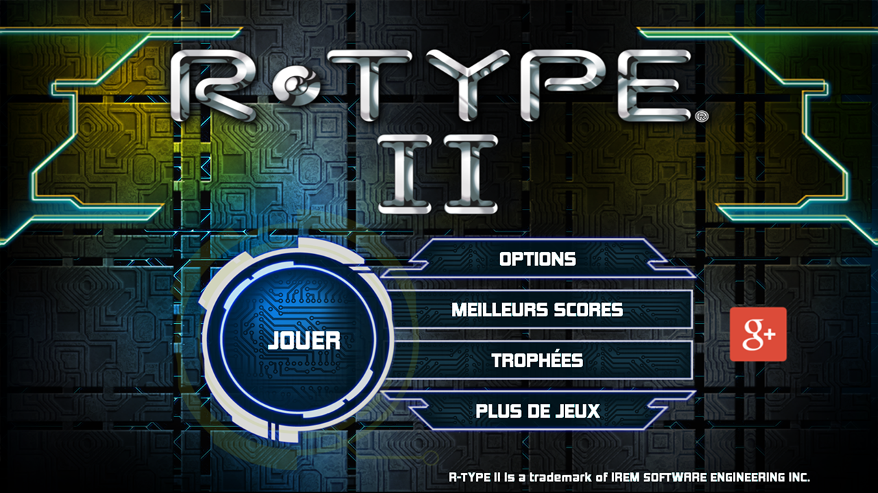 Android application R-TYPE II screenshort