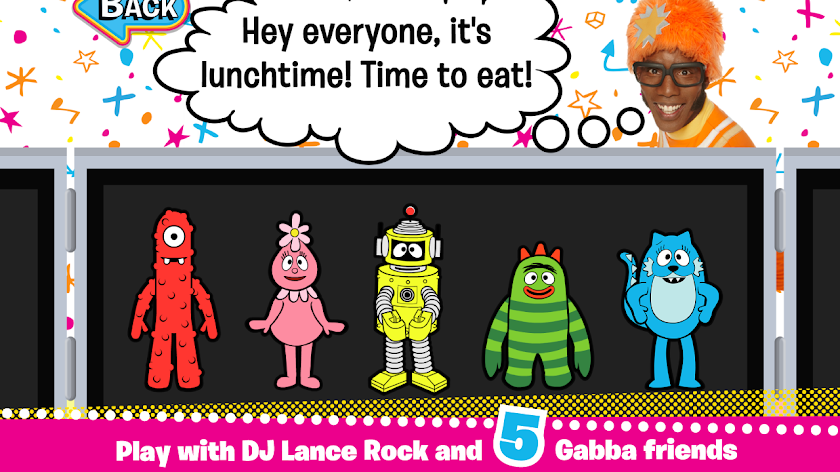 Yo Gabba Gabba! Tummy Party Screen 1