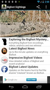 Bigfoot Sightings Screenshots 0