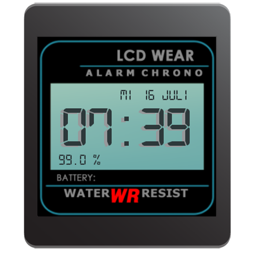 Retro LCD Wear Watchface LOGO-APP點子