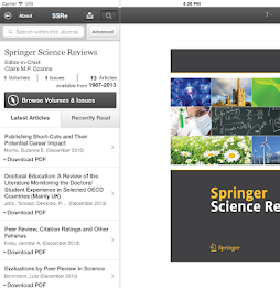 Springer Science Reviews poster 3