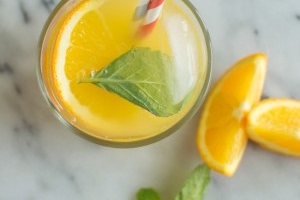 Orange and Coconut Water Refresher