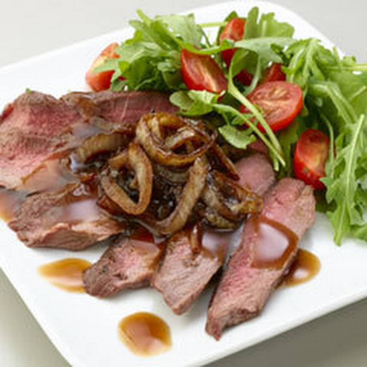 Smothered Balsamic Onion Steak