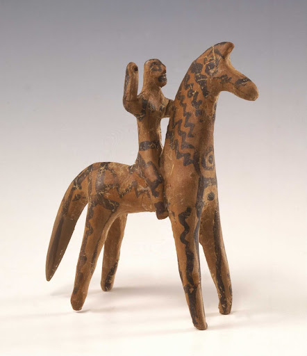 Figurine of a warrior on horseback
