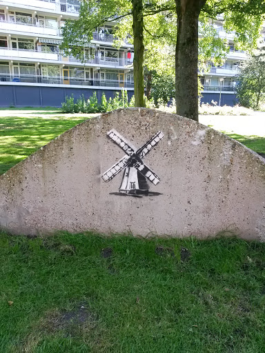 Molenwijk Mill Graffiti