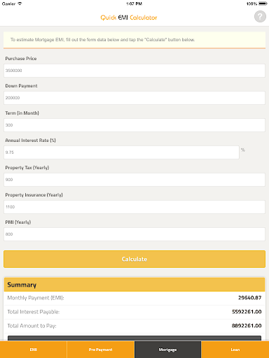 【免費財經App】Quick EMI Calculator-APP點子
