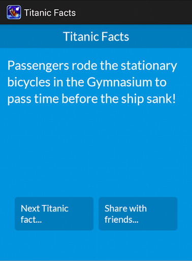 Titanic Facts