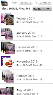 Lastest Album Manager - by size,month APK for Android