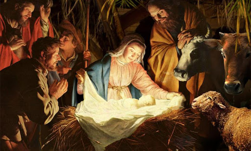 Jesus in Manger Live Wallpaper