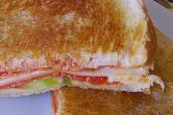 Grilled Pizza Sandwiches