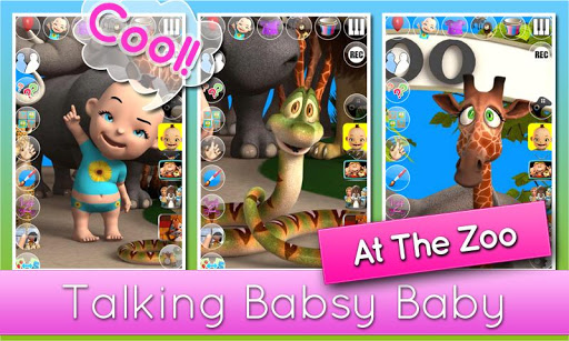 【免費娛樂App】會說話的Babsy寶貝：動物園豪華-APP點子