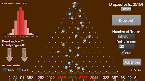 Galton Board Simulation poster 1