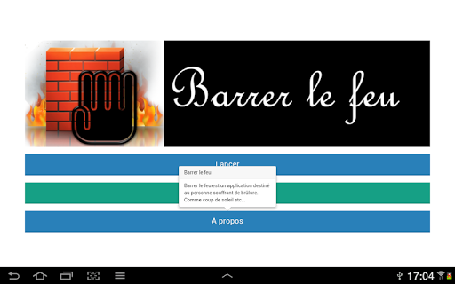 【免費醫療App】Barrer le feu-APP點子