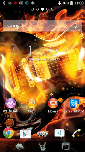 Xperia™ theme - Rock on