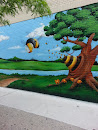 Giant Bee Mural