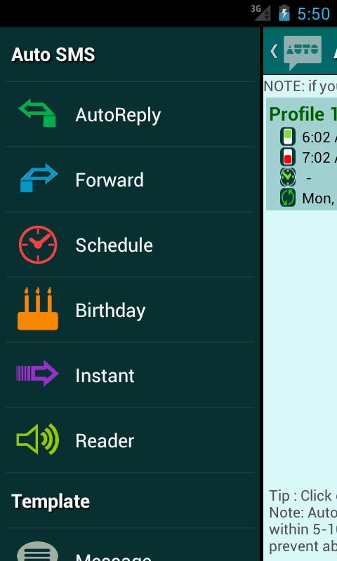 Auto SMS (No Ads) - screenshot