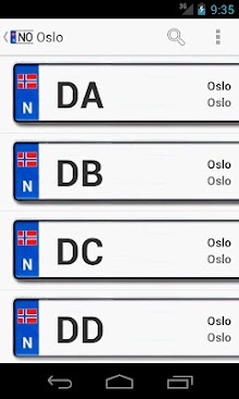 Bilskilt