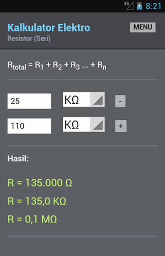 【免費生產應用App】Kalkulator Elektro-APP點子